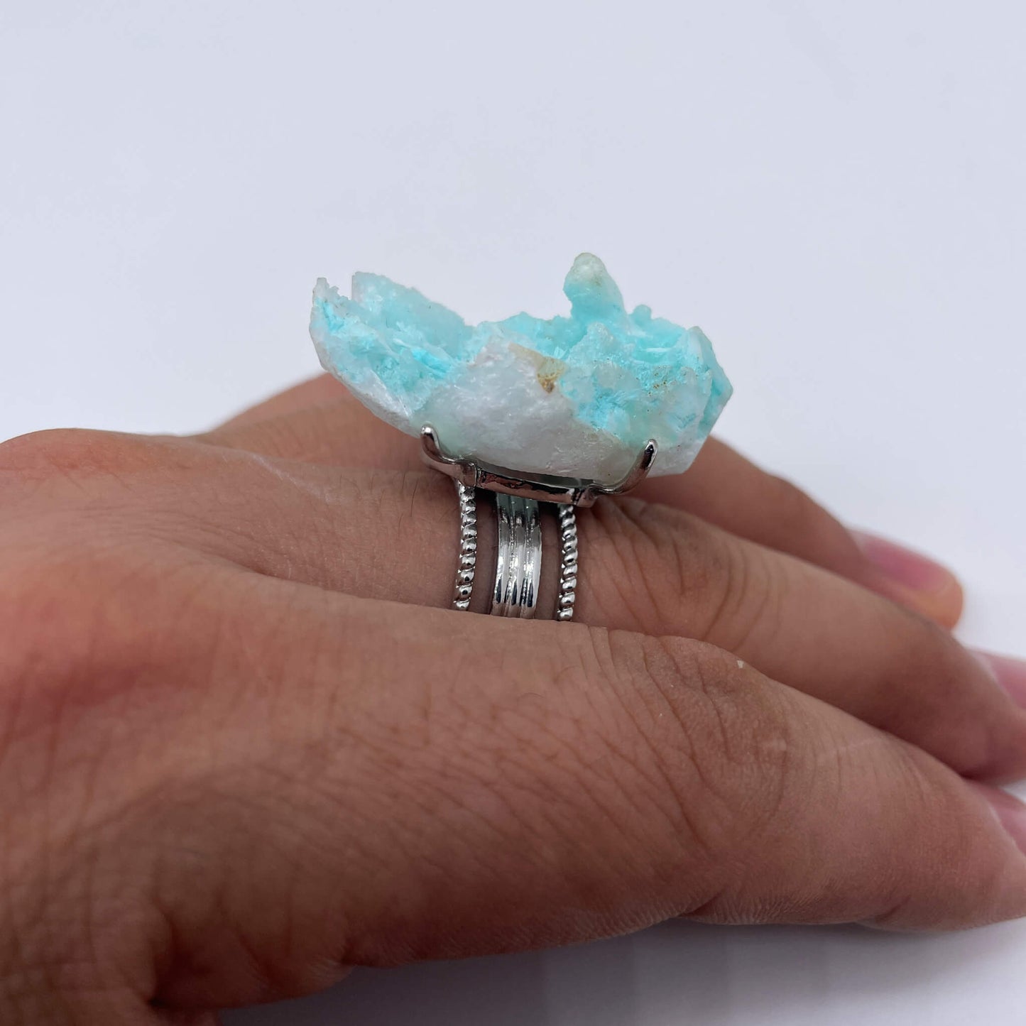 Whispers of Cyan Sky(Handmade One of a Kind)