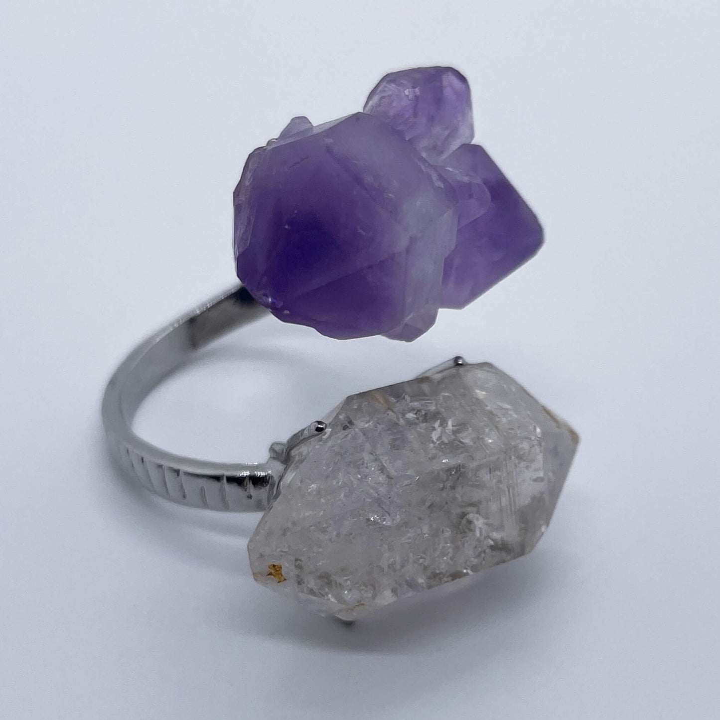 Amethyst Reflecting Snow（Handmade One of a Kind）