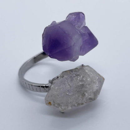 Amethyst Reflecting Snow（Handmade One of a Kind）