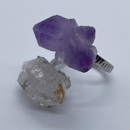 Amethyst Reflecting Snow（Handmade One of a Kind）