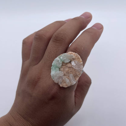 The Whisper of the Emerald City Ring（Handmade One of a Kind）