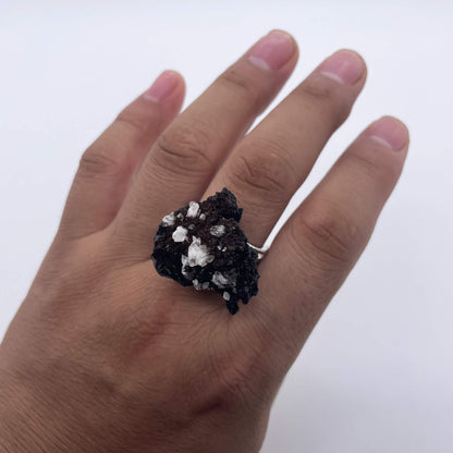 Crystals Hidden in Black Soil（Handmade One of a Kind）