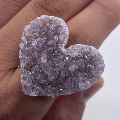 Love Language Crystal Heart（Handmade One of a Kind）