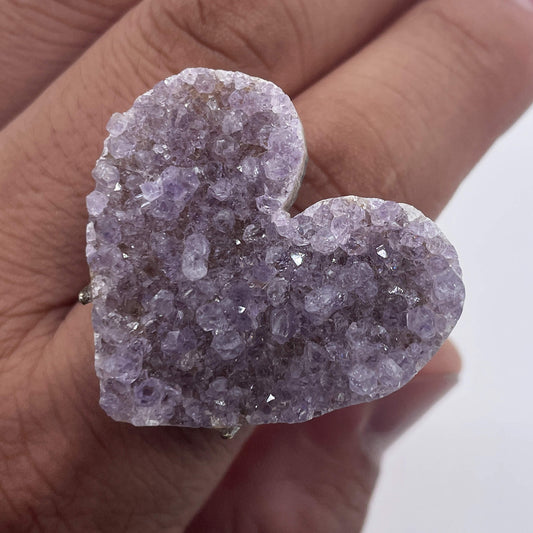 Love Language Crystal Heart（Handmade One of a Kind）