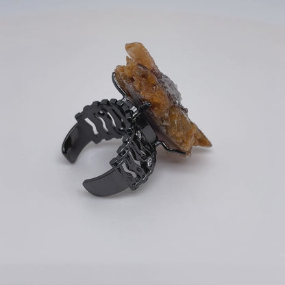 Golden Radiance Blooming in Heart（Handmade One of a Kind）